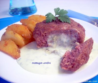 Receta de Hamburguesas con queso roquefort Receta de Hamburguesas con queso roquefort