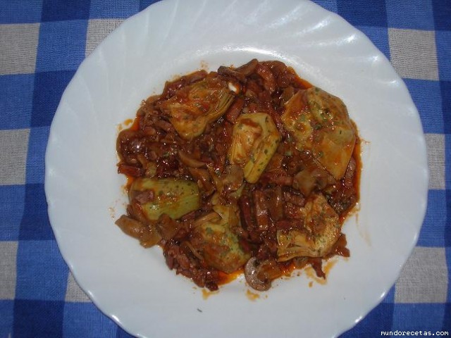 Receta de ALCACHOFAS EN SALSA Receta de ALCACHOFAS EN SALSA