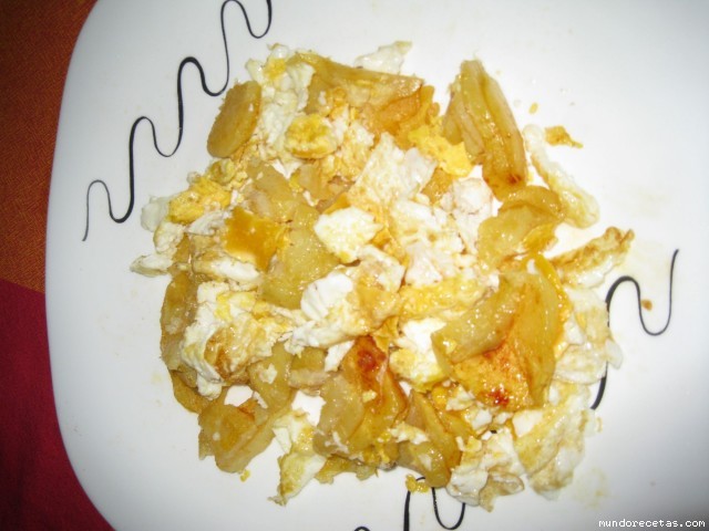 Receta de Huevos rotos microondas Receta de Huevos rotos microondas