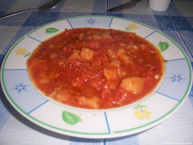 Receta de Sopa de Tomate y Pan Receta de Sopa de Tomate y Pan