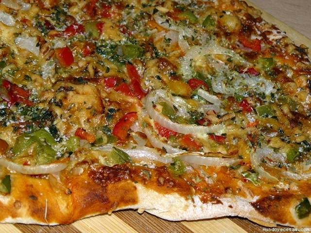 Receta de Pizza de verduras (Capisi) Receta de Pizza de verduras (Capisi)