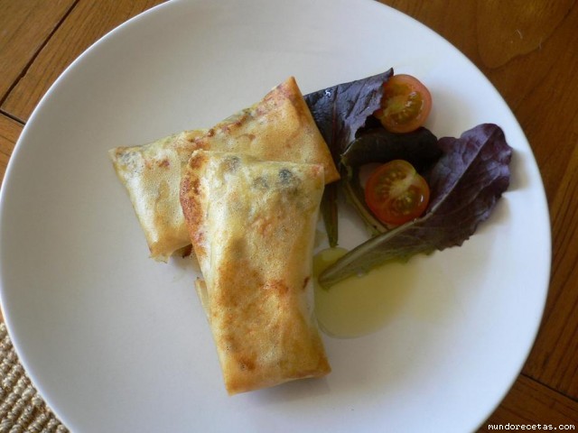 Receta de Rollitos de pollo y queso de cabra (Thermomix)