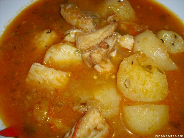 Receta de PATATAS CON BACALAO LIDIA Receta de PATATAS CON BACALAO LIDIA