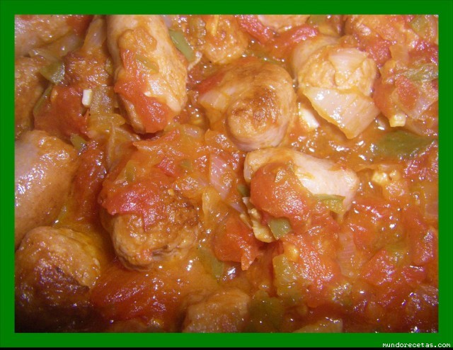 Receta de Estofado de salchichas Receta de Estofado de salchichas