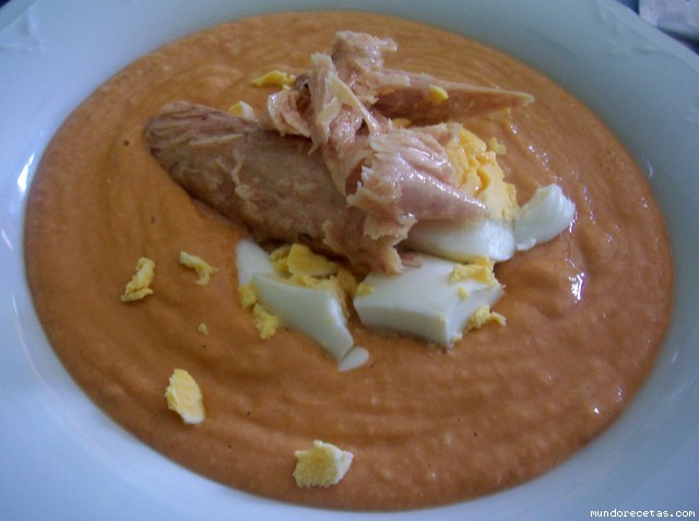 Receta de SALMOREJO ESTEPEÑO Receta de SALMOREJO ESTEPEÑO