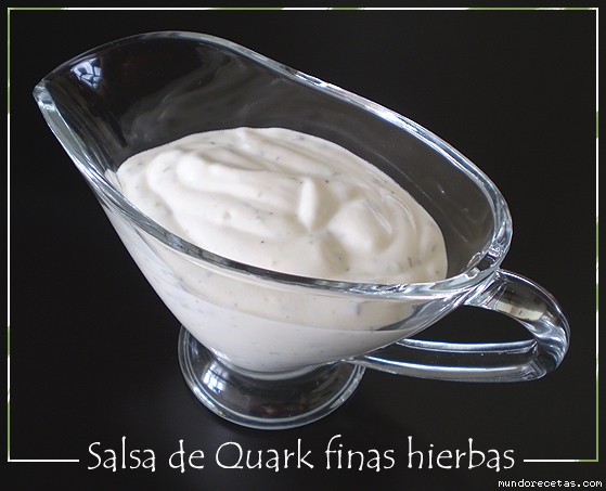 Receta de Salsa Quark finas hierbas Receta de Salsa Quark finas hierbas