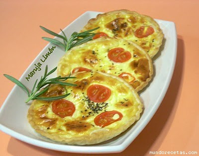 Receta de Tartaletas de tomate cherry Receta de Tartaletas de tomate cherry