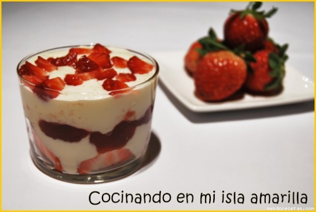 Receta de Tiramisú de fresa (paso a paso) Receta de Tiramisú de fresa (paso a paso)
