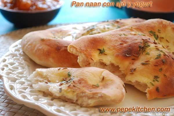 Receta de Pan naan con yogurt y ajo, paso a paso Receta de Pan naan con yogurt y ajo, paso a paso
