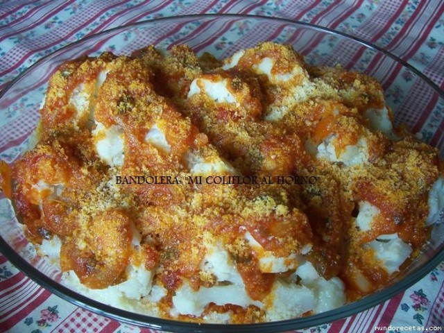 Receta de Mi coliflor al horno Receta de Mi coliflor al horno