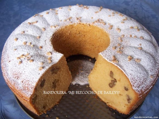 Receta de Mi bizcocho de baileys Receta de Mi bizcocho de baileys