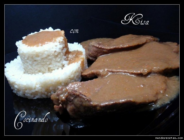 Receta de FILETES DE POTRO EN SALSA CON PEDRO XIMENEZ (FUSSIONCOOK)