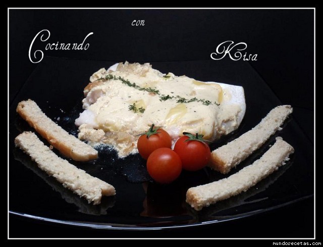 Receta de PERCA CON QUESO Y SALSA INGLESA (FUSSIONCOOK) Receta de PERCA CON QUESO Y SALSA INGLESA (FUSSIONCOOK)