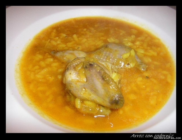 Receta de Arroz con codorniz