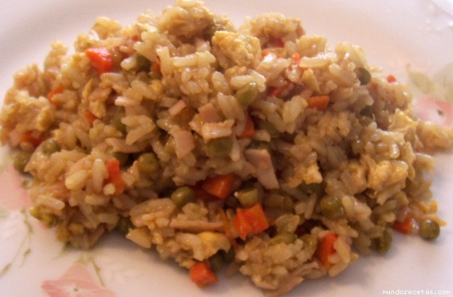 Receta de Arroz Tres Delicias (Mi versión) Receta de Arroz Tres Delicias (Mi versión)