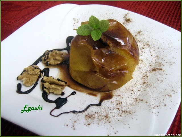 Receta de Manzanas asadas a la canela (Horno turbo convección) Receta de Manzanas asadas a la canela (Horno turbo convección)