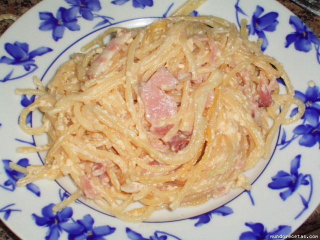 Receta de SPAGUETIS CARBONARA OLLA GMD Receta de SPAGUETIS CARBONARA OLLA GMD