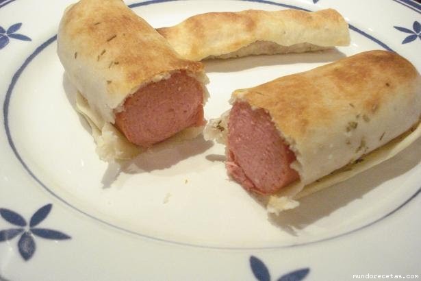 Receta de Rollitos de salchichas de Frankfurt (Italia) Receta de Rollitos de salchichas de Frankfurt (Italia)