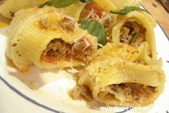 Receta de Pasta Lumaconi rellena (Italia) Receta de Pasta Lumaconi rellena (Italia)