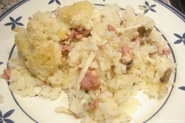Receta de Pastel de arroz (Timballo di riso, Italia) Receta de Pastel de arroz (Timballo di riso, Italia)