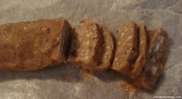 Receta de Salami de chocolate (Italia) Receta de Salami de chocolate (Italia)