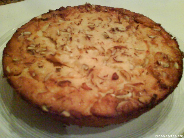 Receta de TARTA DE QUESO Y MANZANAS Receta de TARTA DE QUESO Y MANZANAS