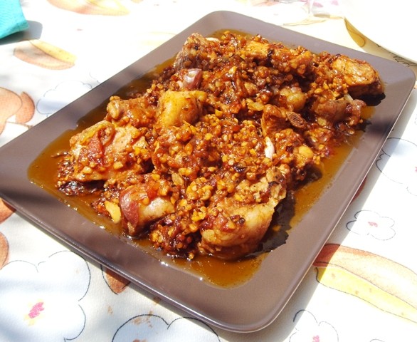 Receta de Puntitas de cerdo con almendras (paso a paso) Receta de Puntitas de cerdo con almendras (paso a paso)