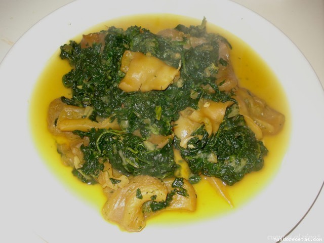 Receta de Sepia au Fricasé Receta de Sepia au Fricasé