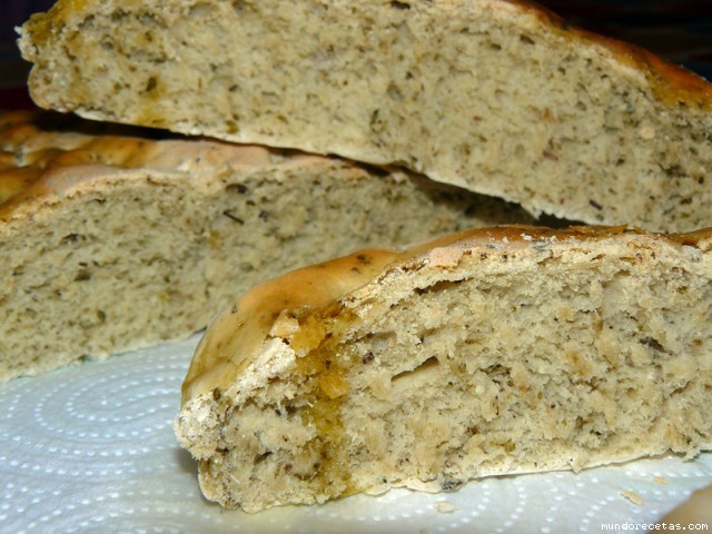 Receta de Pan de aceite, orégano y sal Receta de Pan de aceite, orégano y sal