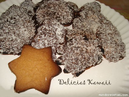 Receta de Galletas de chocolate y coco Receta de Galletas de chocolate y coco