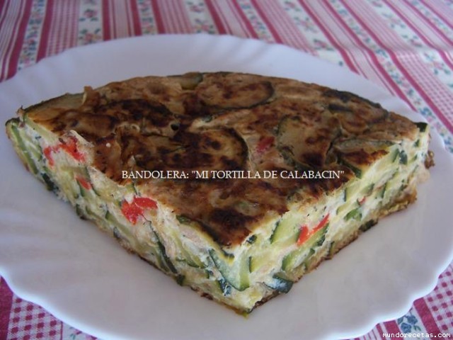 Receta de Mi tortilla de calabacin Receta de Mi tortilla de calabacin