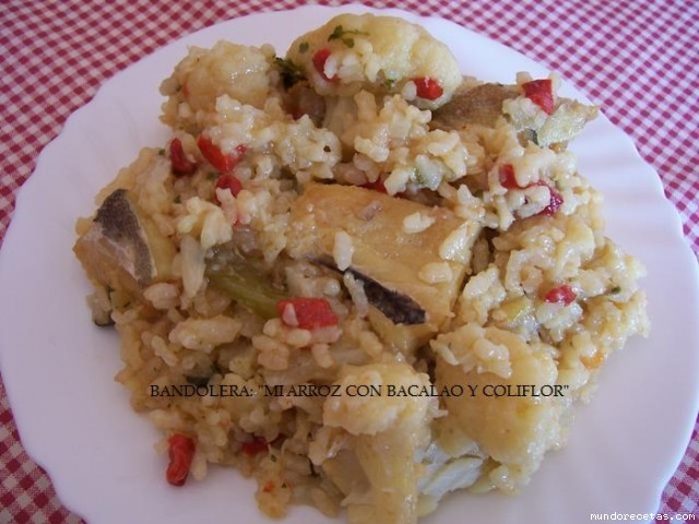 Receta de Mi arroz con bacalao