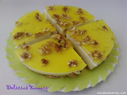 Receta de Pastel de cuajada cítrica Receta de Pastel de cuajada cítrica