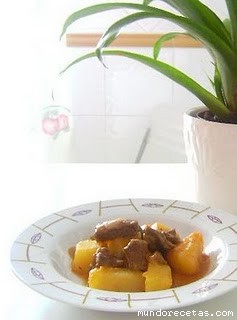 Receta de Patatas guisadas con ternera (thermomix) Receta de Patatas guisadas con ternera (thermomix)