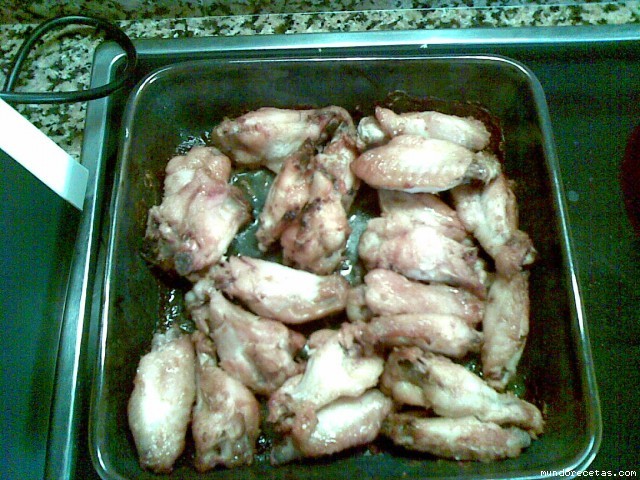 Receta de ALITAS DE POLLO AL GENJIBRE Receta de ALITAS DE POLLO AL GENJIBRE