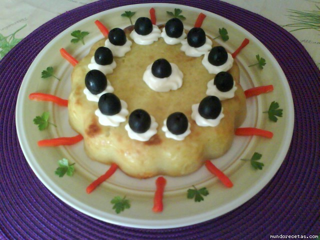 Receta de MOLDE DE PATATAS Receta de MOLDE DE PATATAS