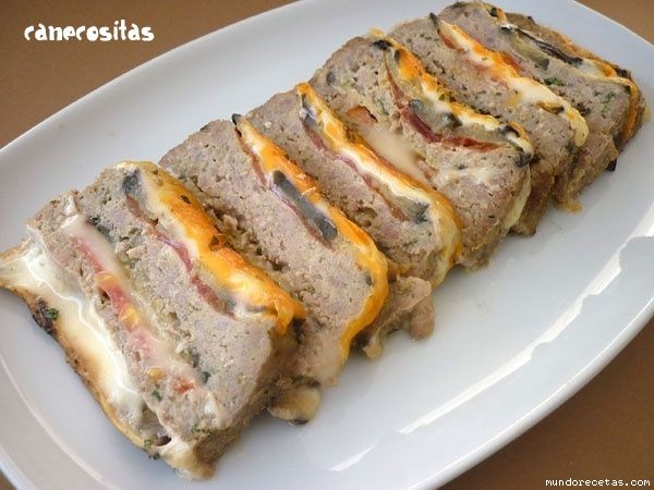 Receta de Pastel de carne, berenjena y queso Receta de Pastel de carne, berenjena y queso