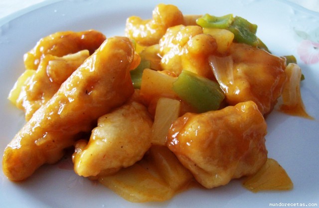 Receta de Pollo Agridulce (Gu lu ji) Receta de Pollo Agridulce (Gu lu ji)