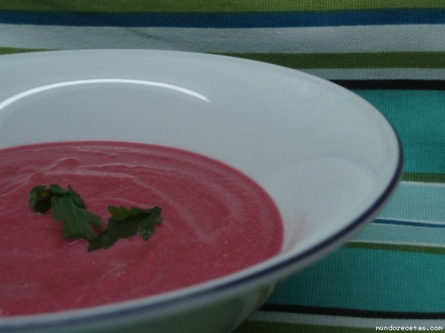 Receta de Sopa fría de remolacha (thermomix) Receta de Sopa fría de remolacha (thermomix)