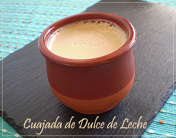 Receta de Cuajada de Dulce de Leche Receta de Cuajada de Dulce de Leche