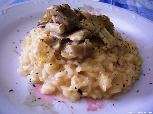 Receta de Risoto con Alcachofas (Risotto ai Carciofi)