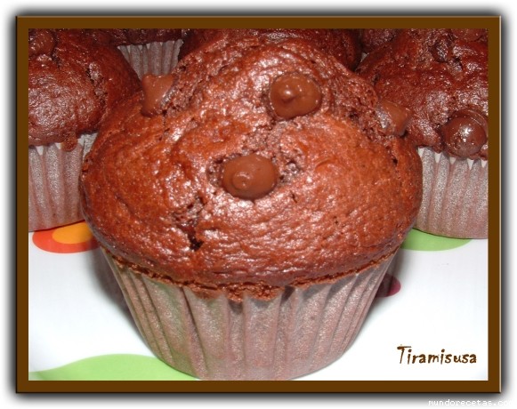 Receta de Muffins chocolate Starbucks(thermomix y tradicional)