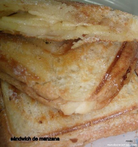 Receta de Pastelitos de manzana en SANDWICHERA de Carolinaccs; Receta de Pastelitos de manzana en SANDWICHERA de Carolinaccs;
