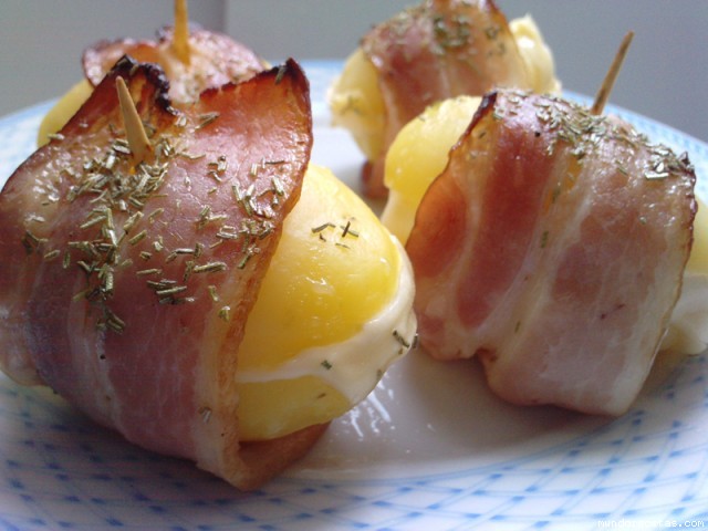 Receta de Patatas con abrigo Receta de Patatas con abrigo