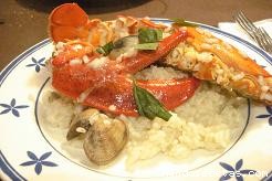 Receta de Risotto con bogavante y almejas Receta de Risotto con bogavante y almejas
