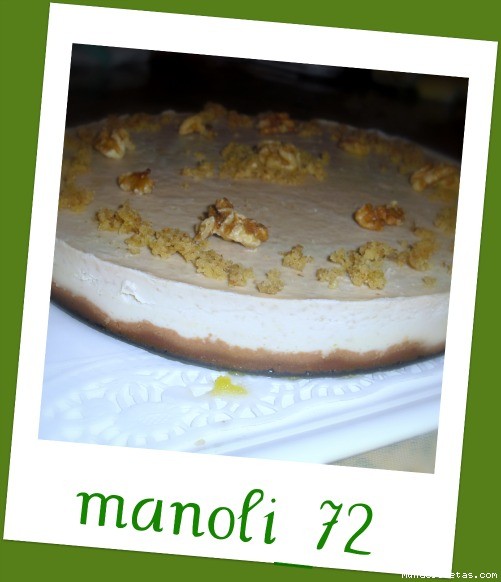 Receta de Tarta de nata y nueces (Thermomix) Receta de Tarta de nata y nueces (Thermomix)