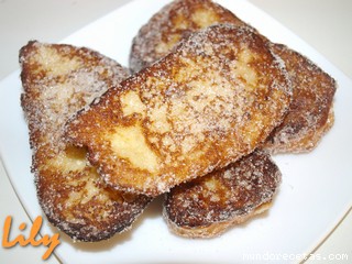 Receta de TORRIJAS de ROSCÓN de REYES Receta de TORRIJAS de ROSCÓN de REYES