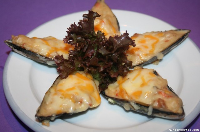 Receta de Mejillones rellenos al horno (th al 50%)