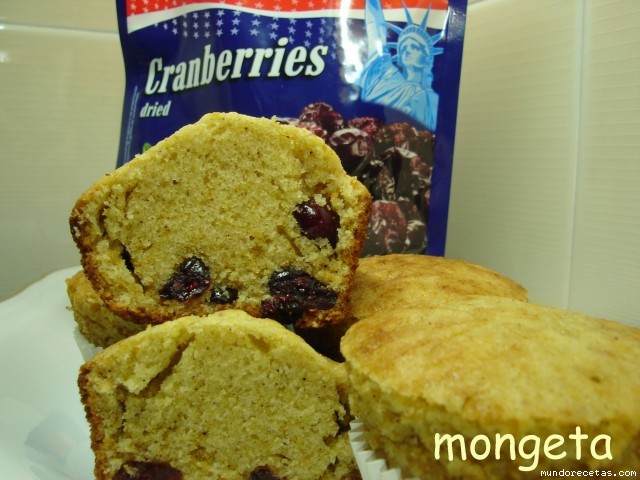 Receta de Muffins de arándanos Receta de Muffins de arándanos