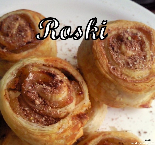 Receta de Pastelitos de hojaldre. Receta de Pastelitos de hojaldre.